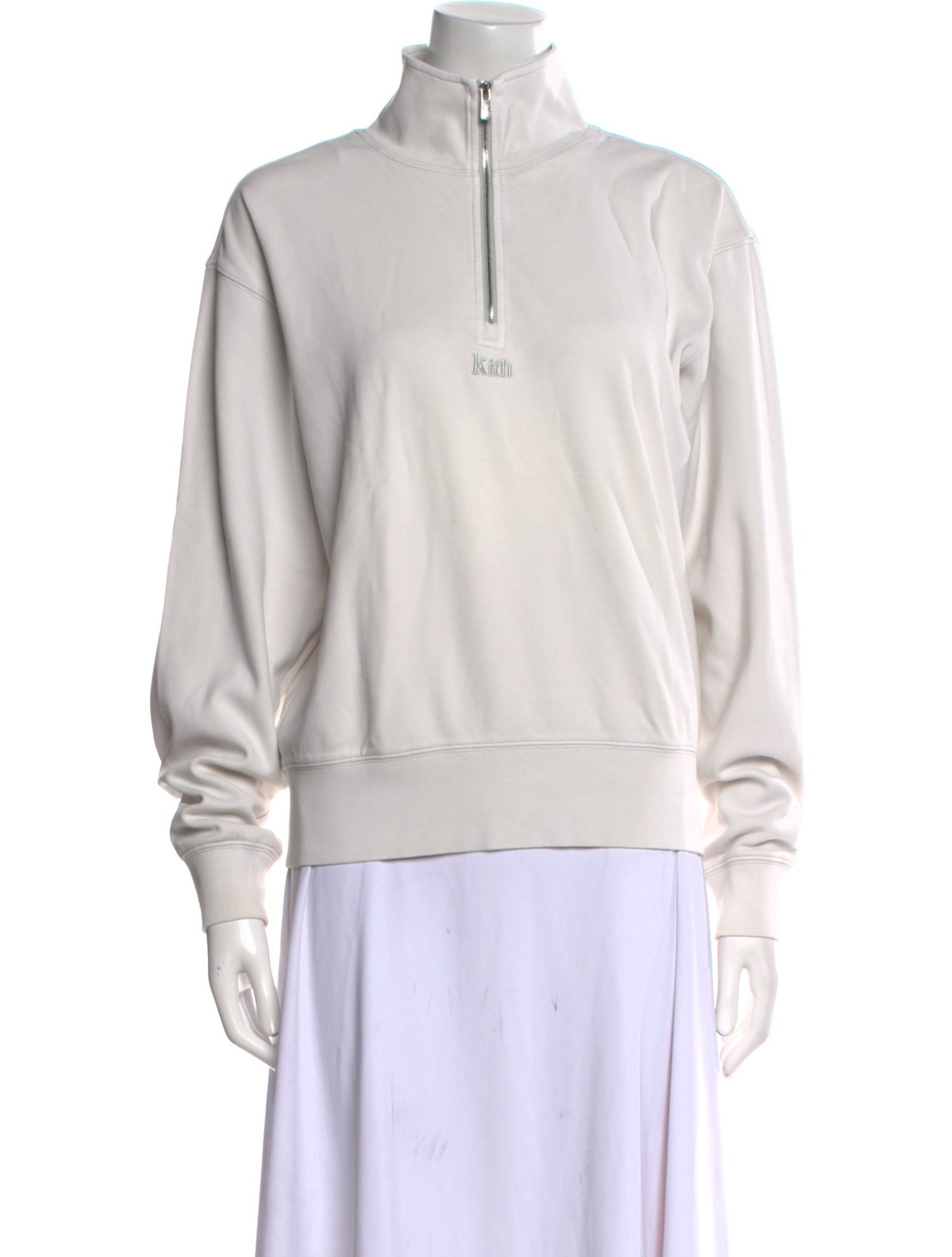 KITH Mock Neck Long Sleeve Sweatshirt