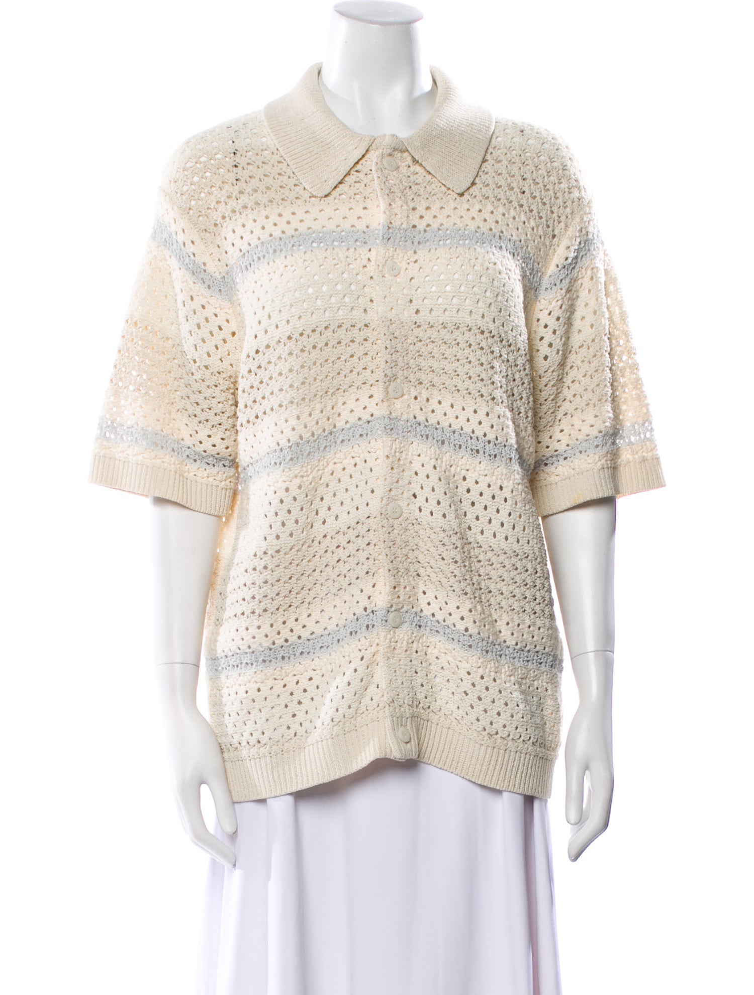 KITH Crochet Striped Sweater