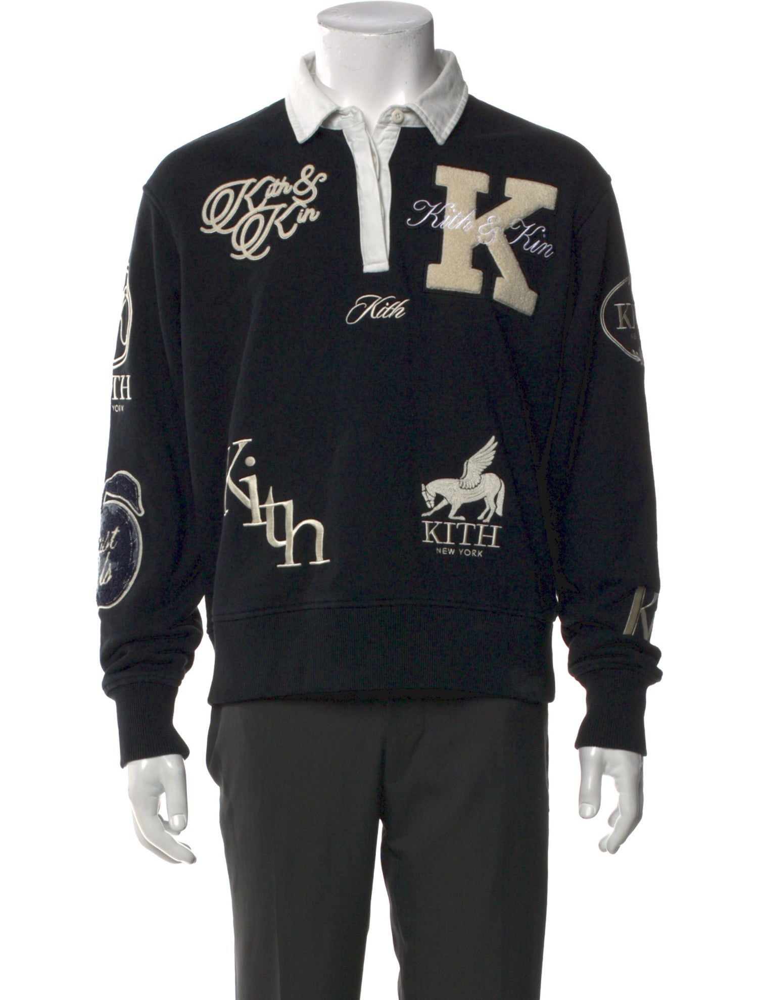 KITH Graphic Print Crew Neck Sweatshirt