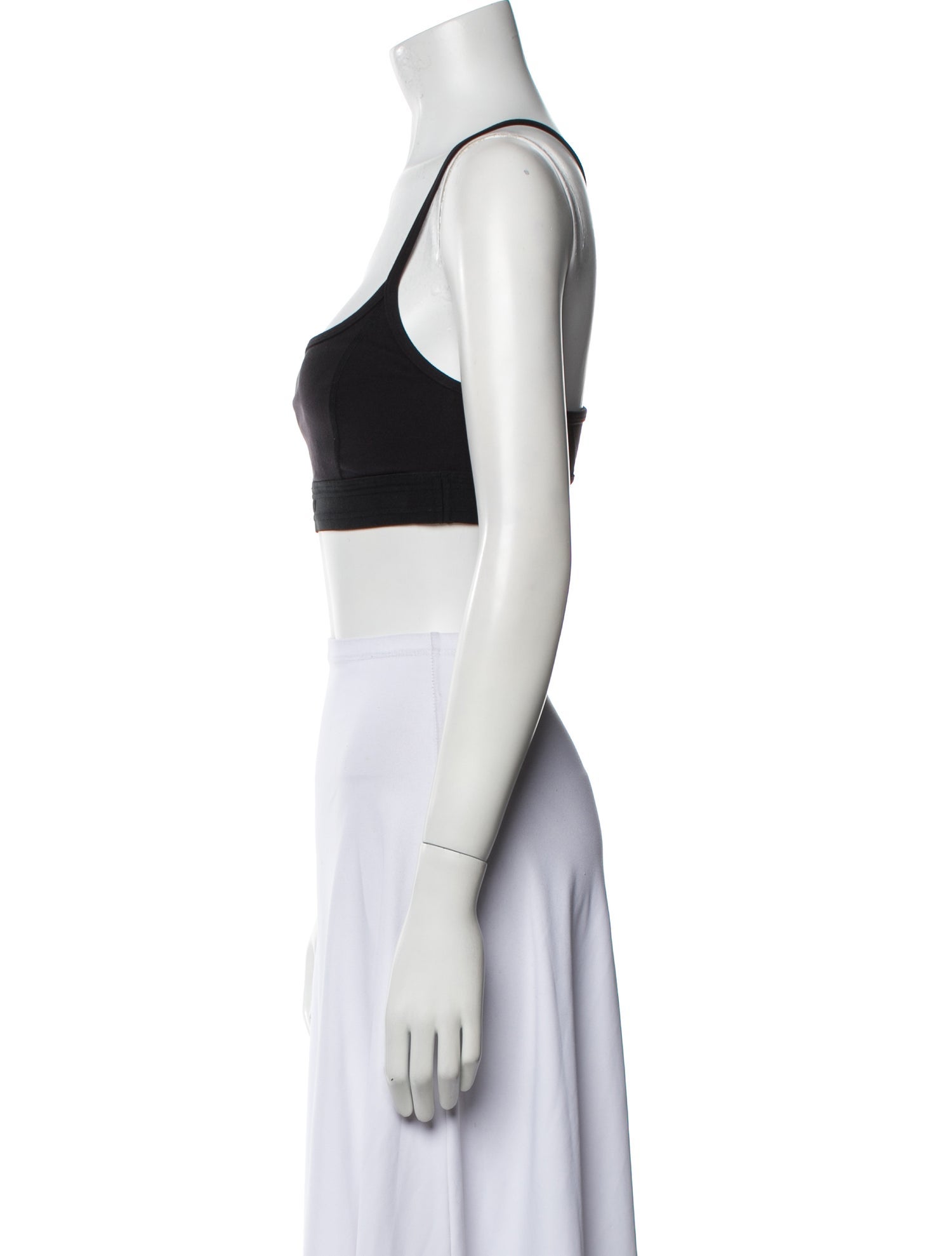 KITH Nylon Square Neckline Crop Top