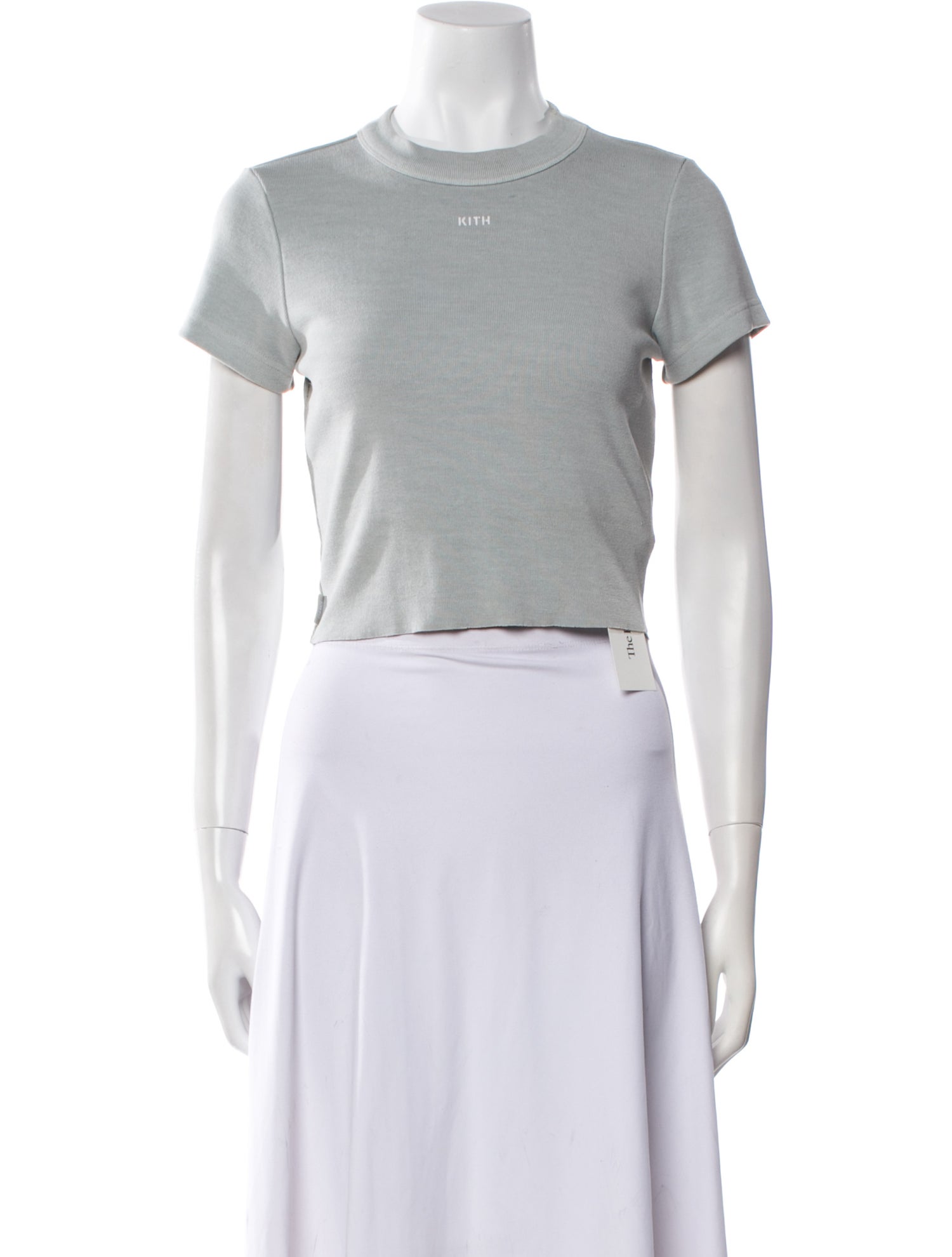 KITH Crew Neck Short Sleeve Crop Top