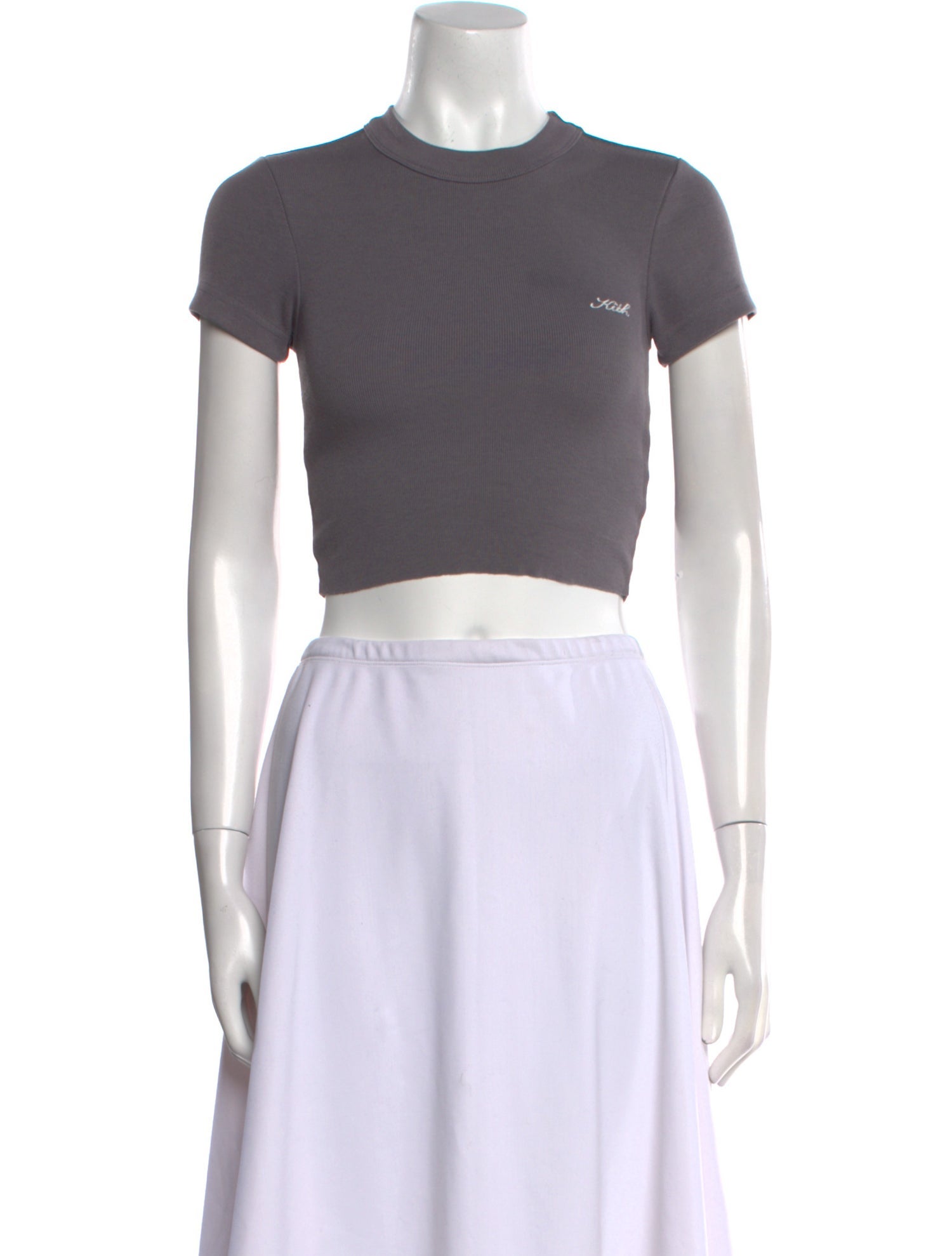 KITH Crew Neck Short Sleeve Crop Top