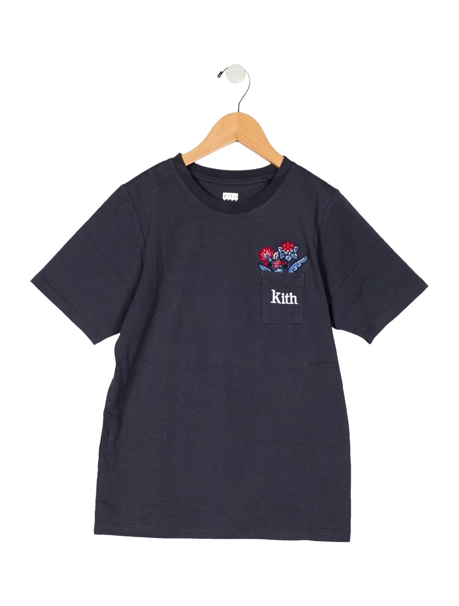 KITH kid girls' blue and red t-shirt