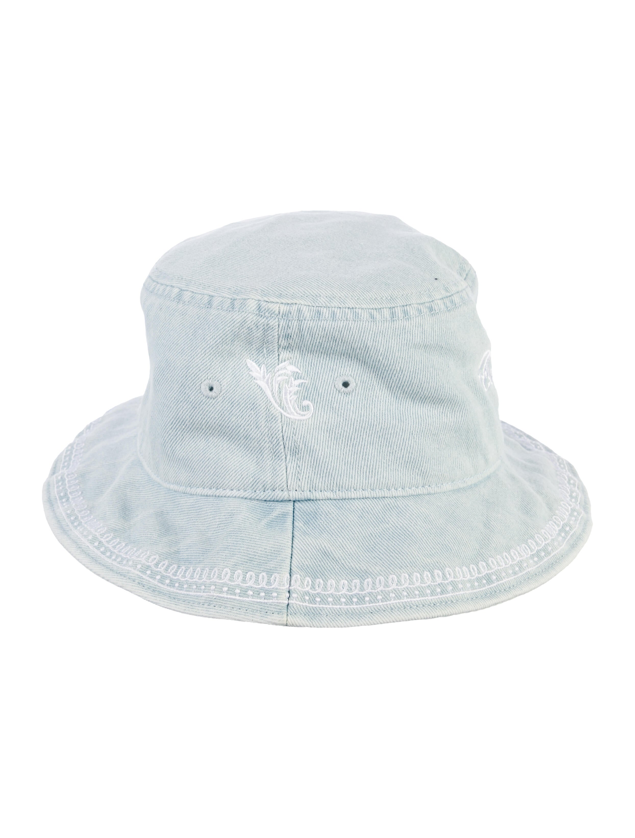 KITH Denim Embroidered Bucket Hat