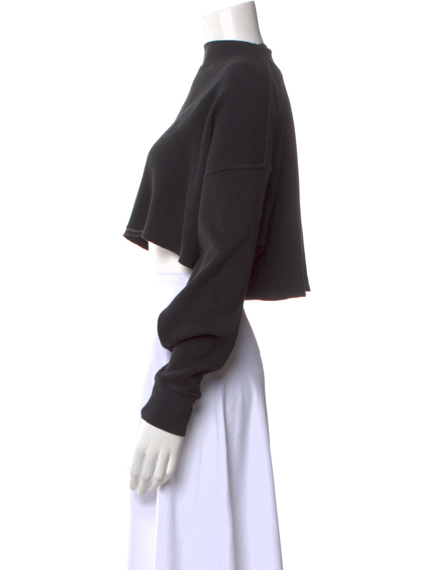 KITH Mock Neck Long Sleeve Crop Top