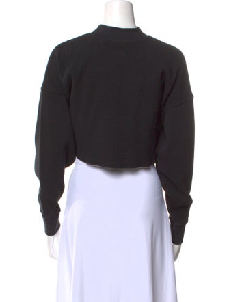 KITH Mock Neck Long Sleeve Crop Top