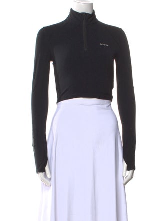 KITH Mock Neck Long Sleeve Crop Top