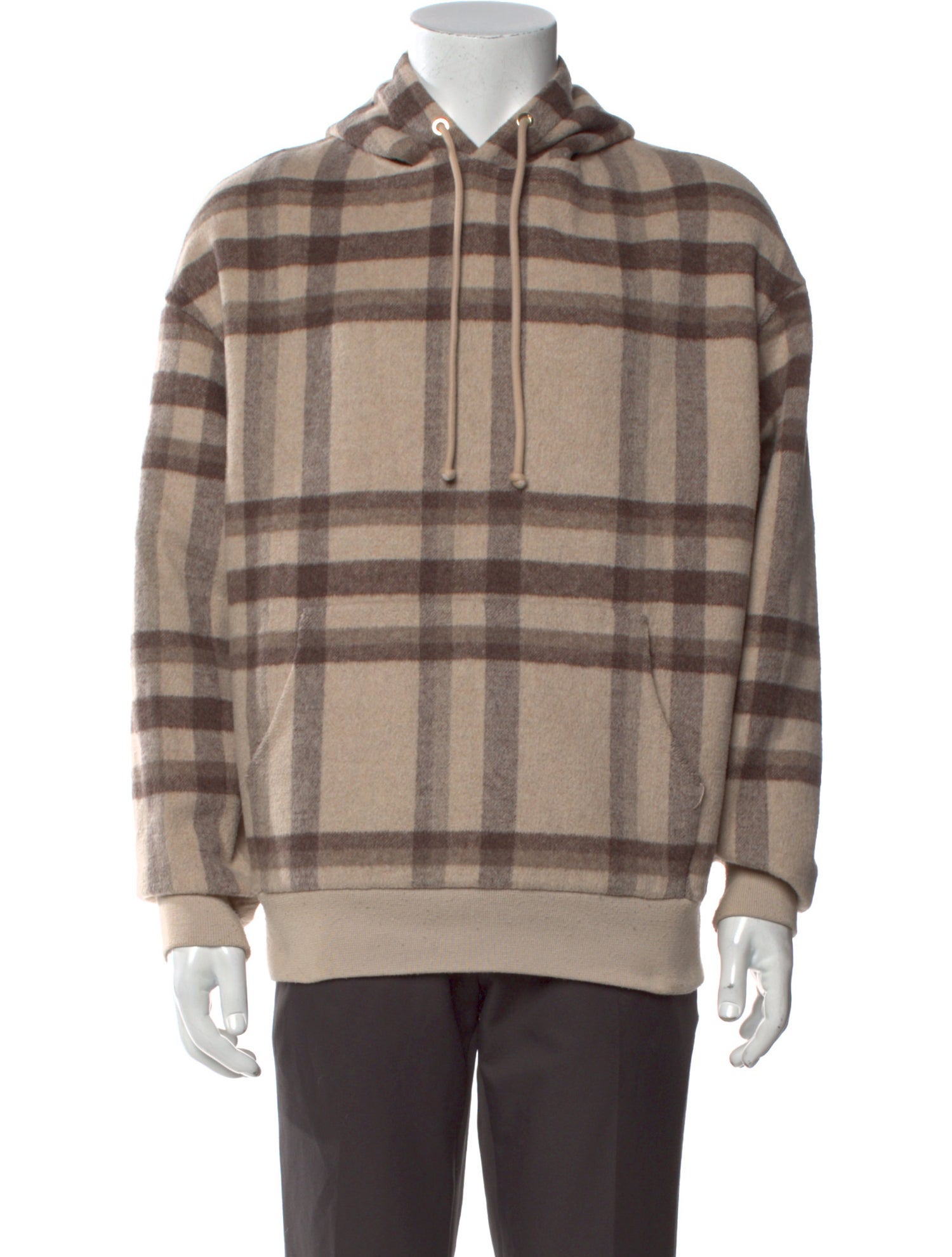 KITH Plaid Print Mock Neck Pullover