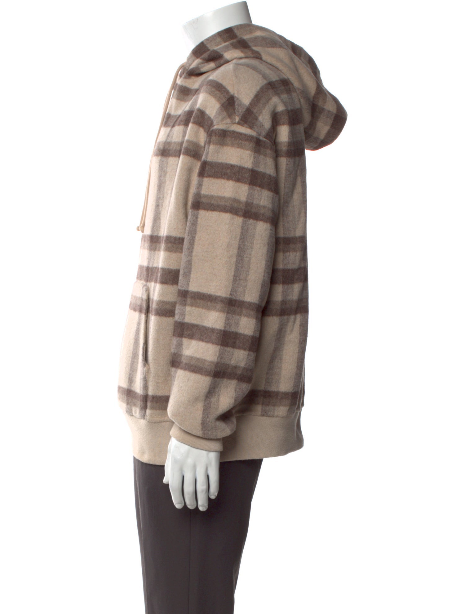 KITH Plaid Print Mock Neck Pullover