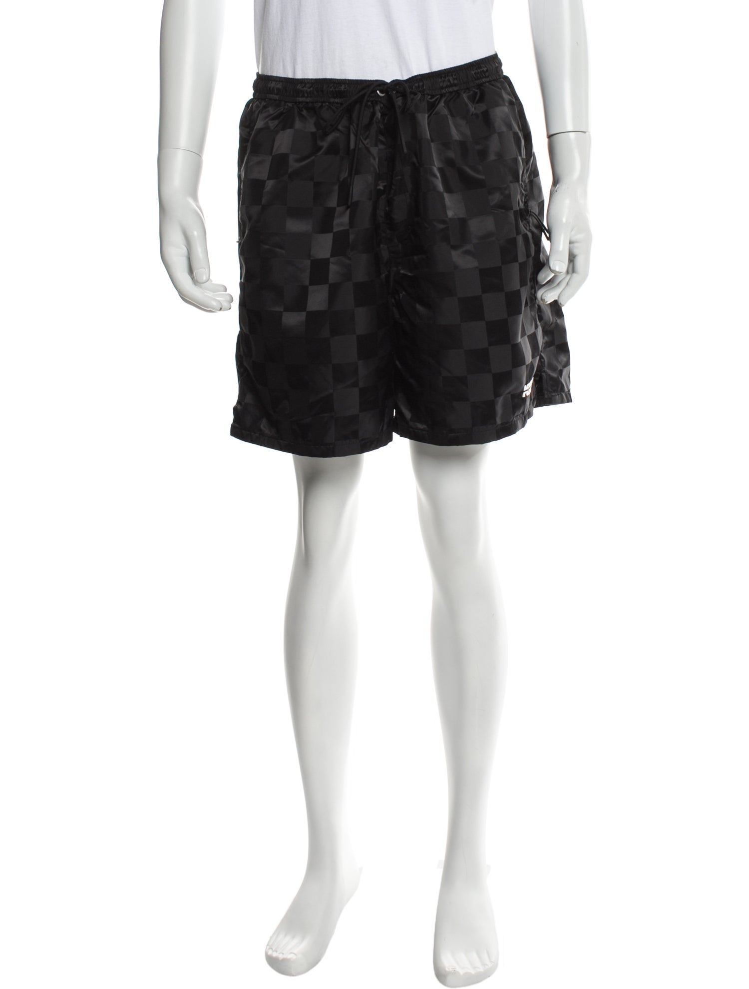 KITH Plaid Print Jogger Shorts