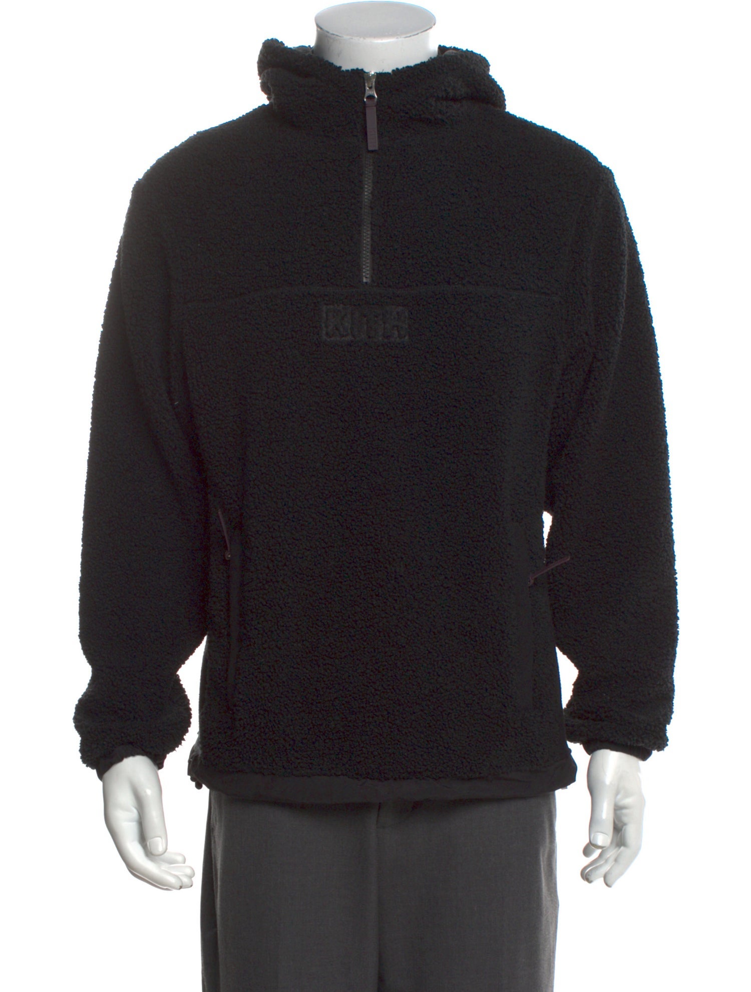 KITH Mock Neck Long Sleeve Hoodie