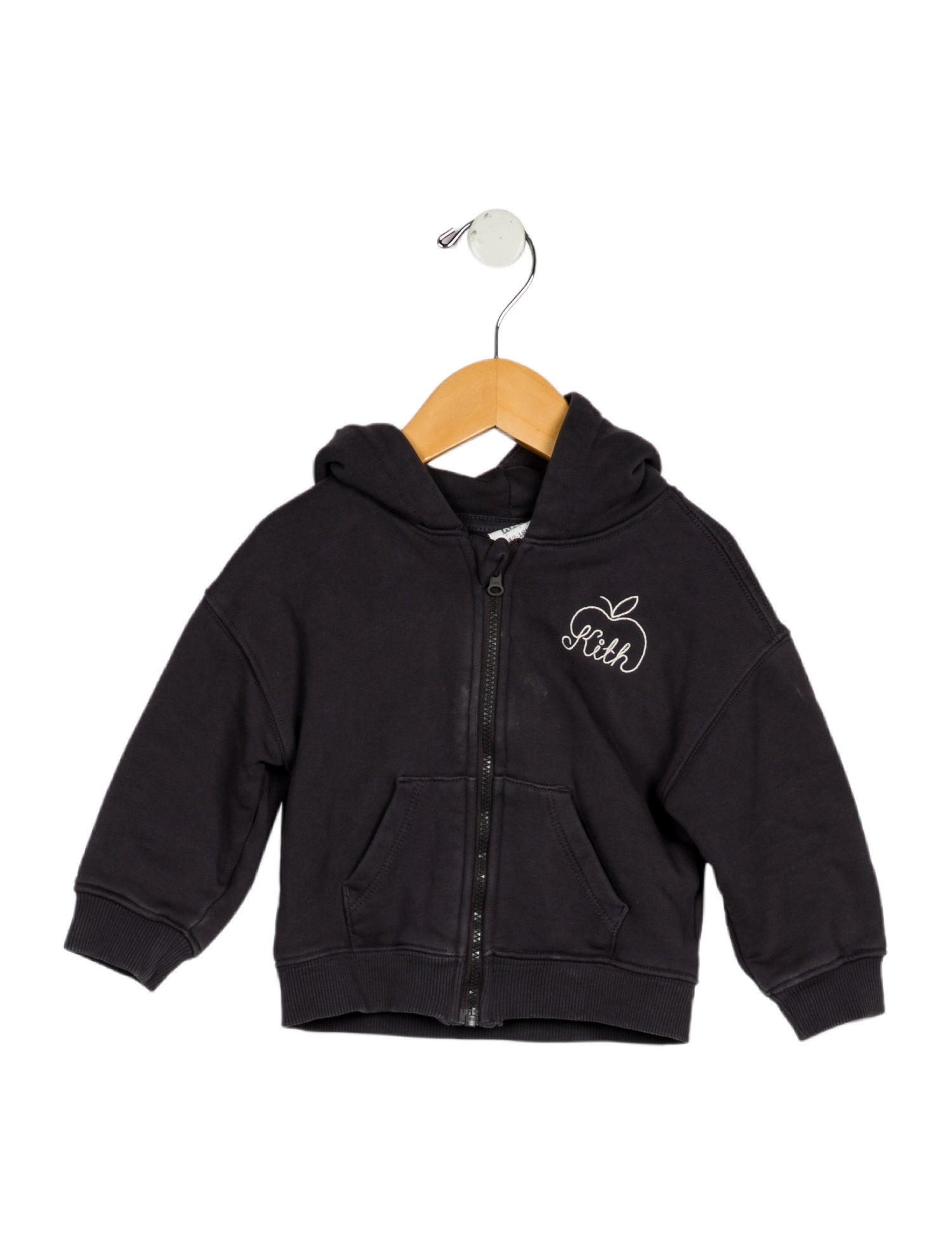 KITH Infant boys' hooded zip hoddie.