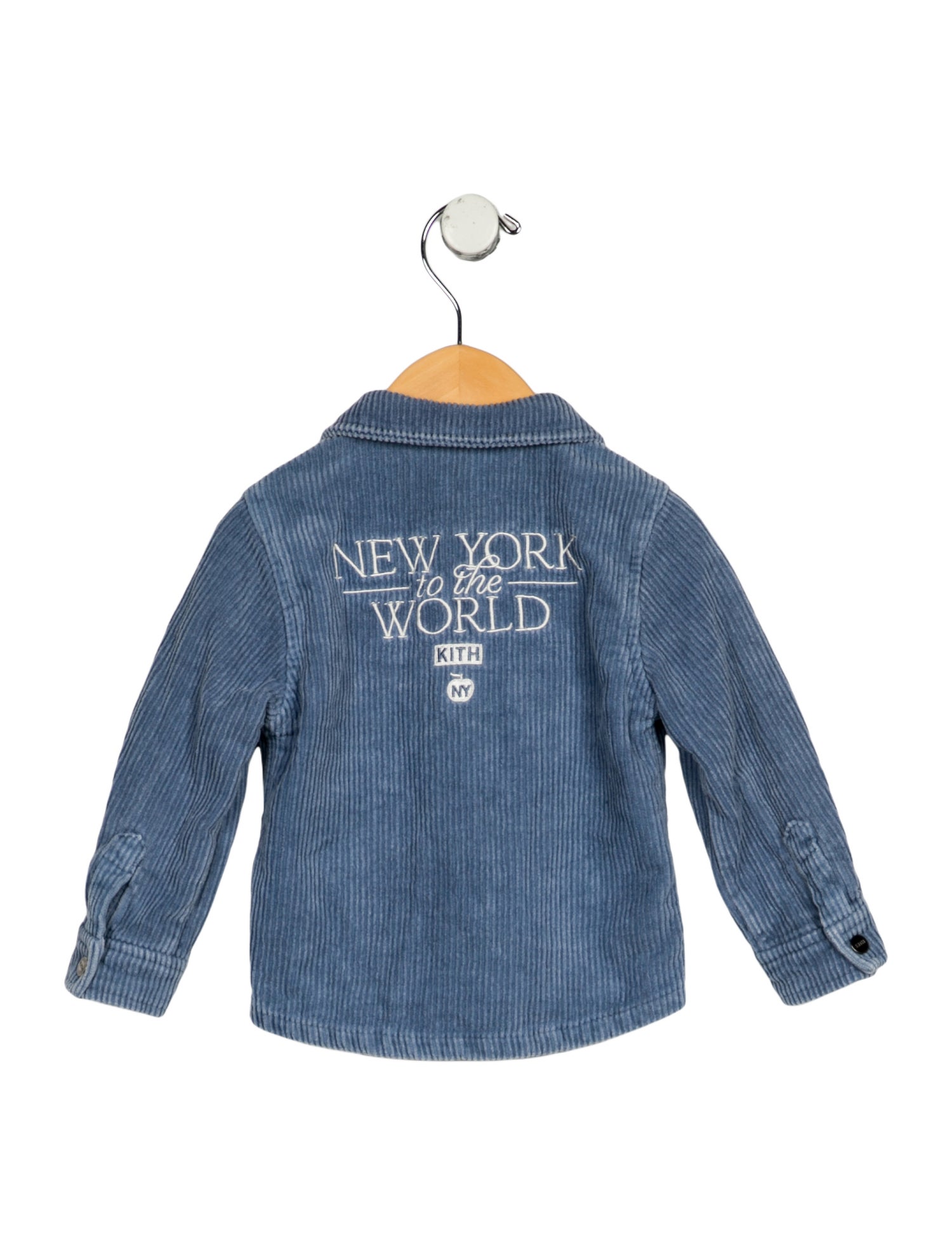 KITH infant boys' blue jacket