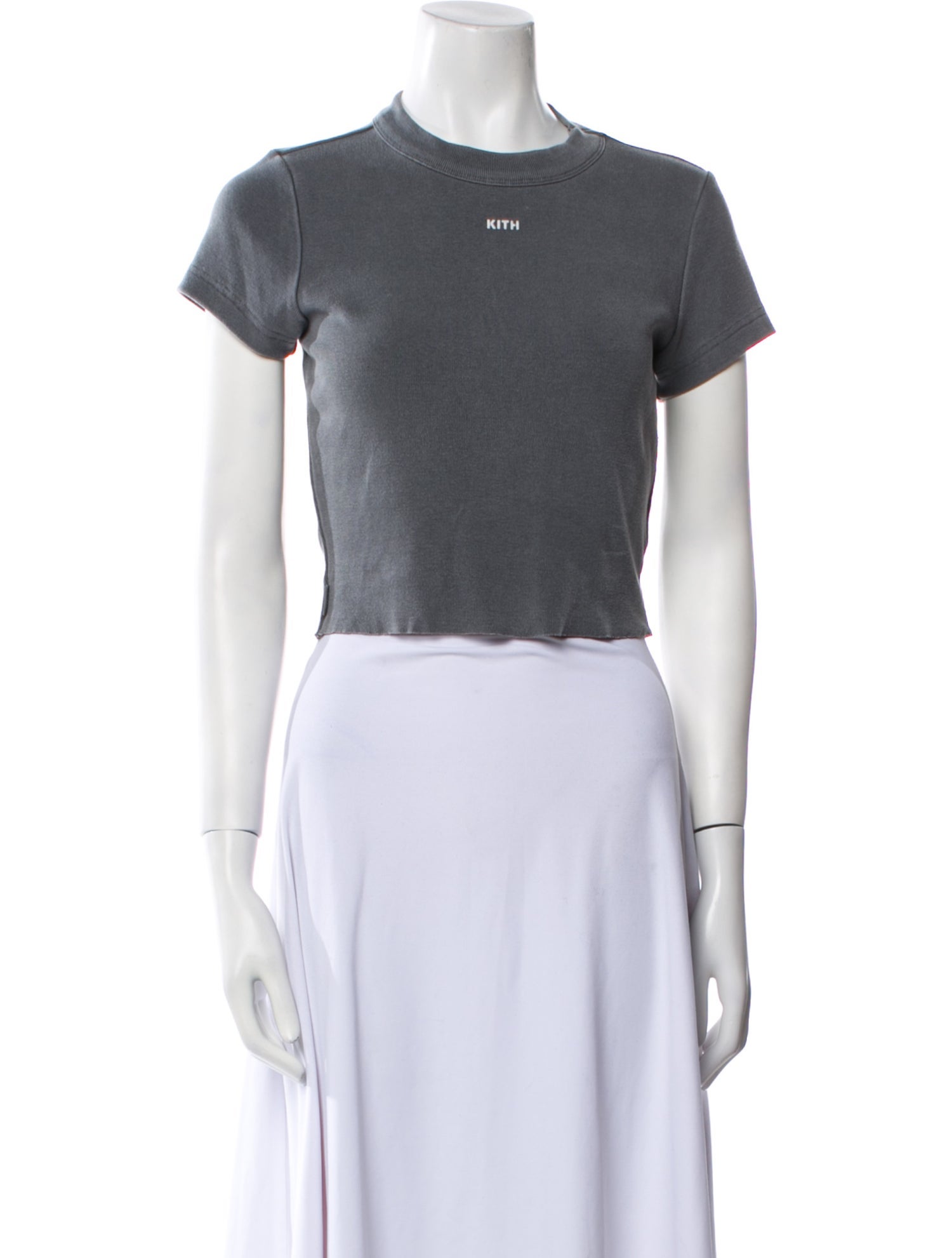 KITH Crew Neck Short Sleeve Crop Top