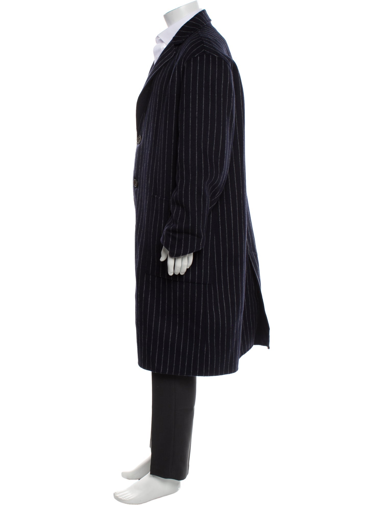KITH Striped Overcoat