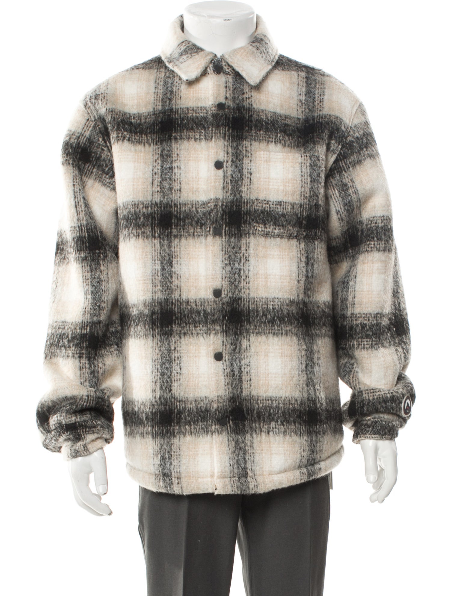 KITH Plaid Print Puffer Coat