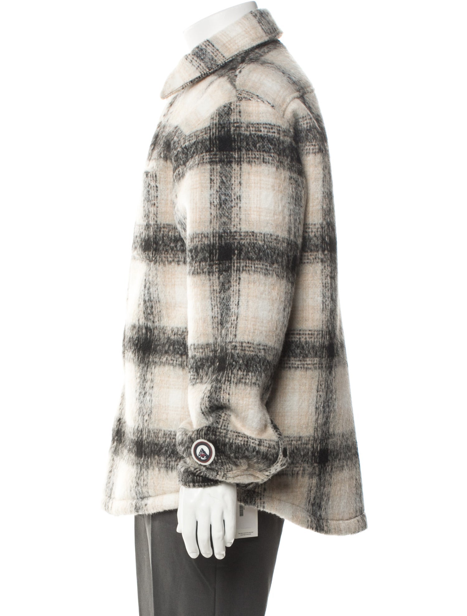 KITH Plaid Print Puffer Coat