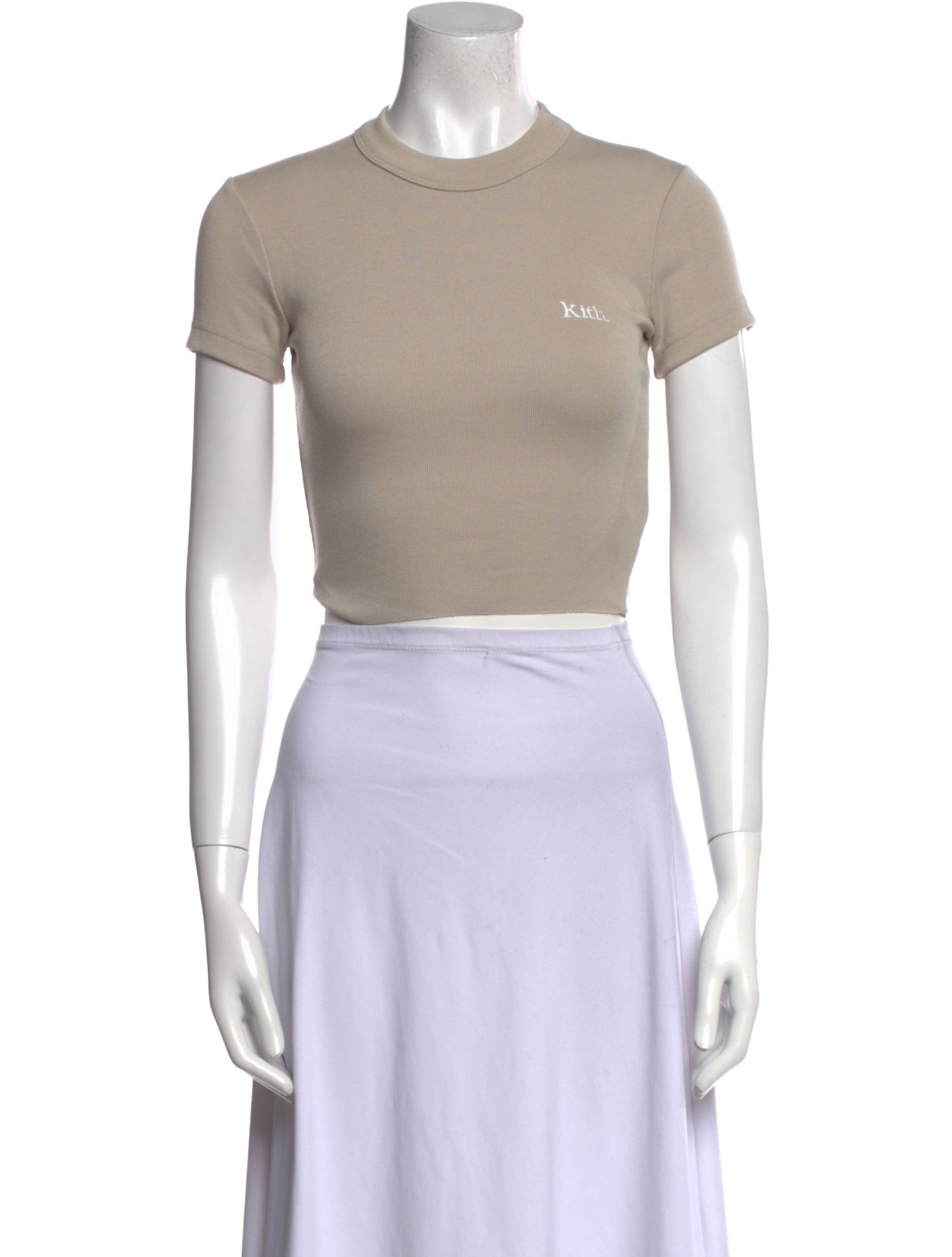 KITH Crew Neck Short Sleeve Crop Top