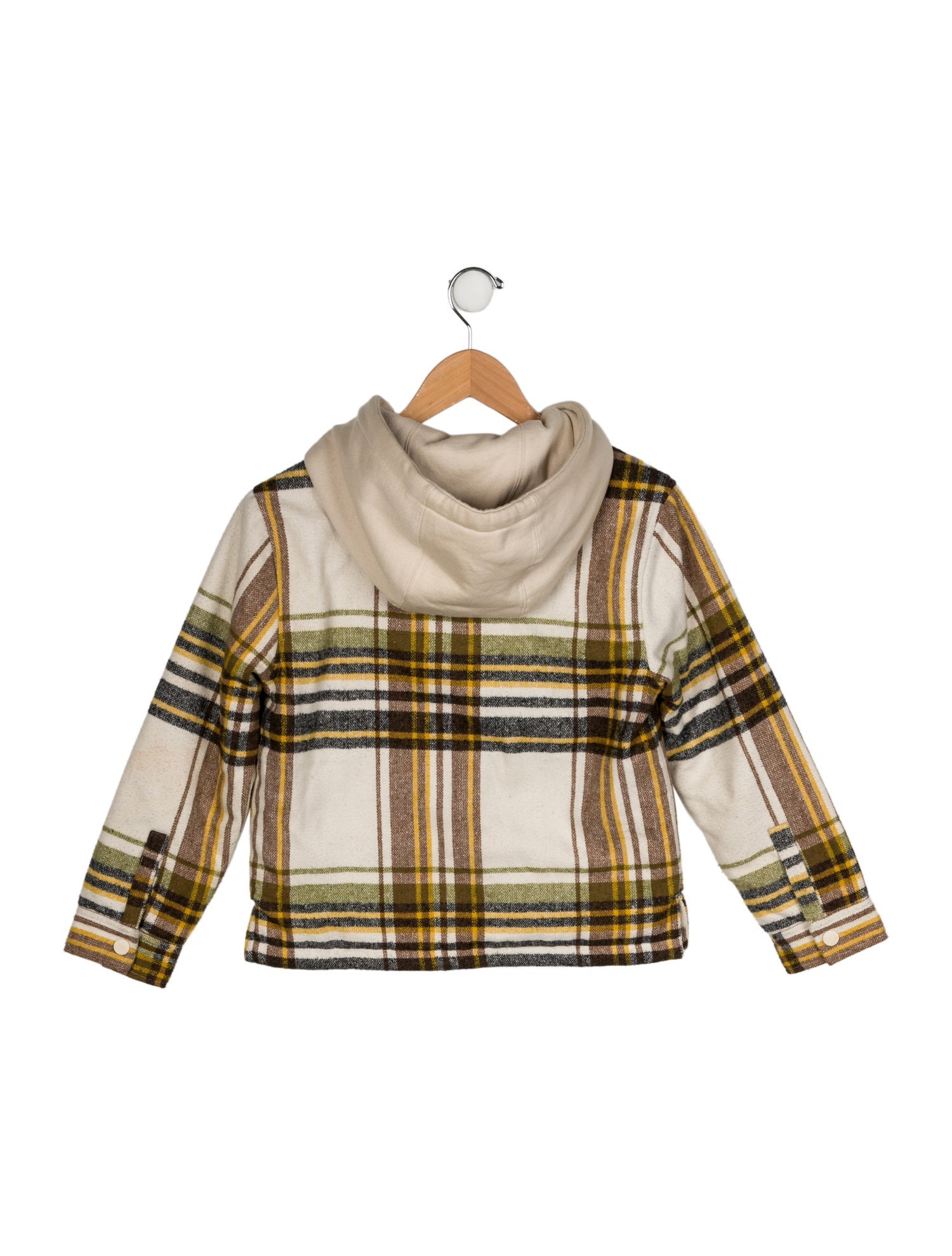 KITH Boys' Plaid Pattern Hooded Jacket