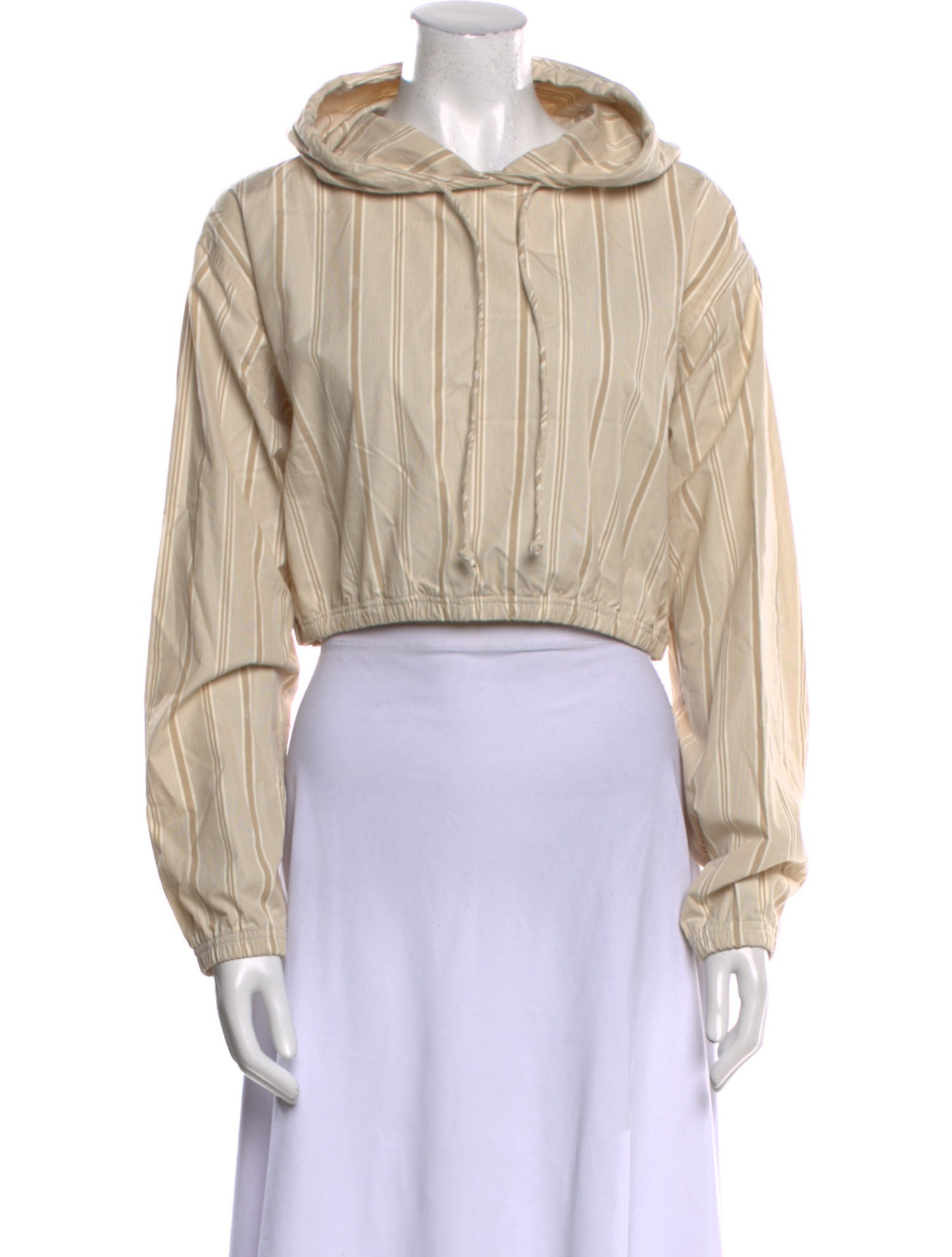 KITH Cowl Neck Long Sleeve Crop Top