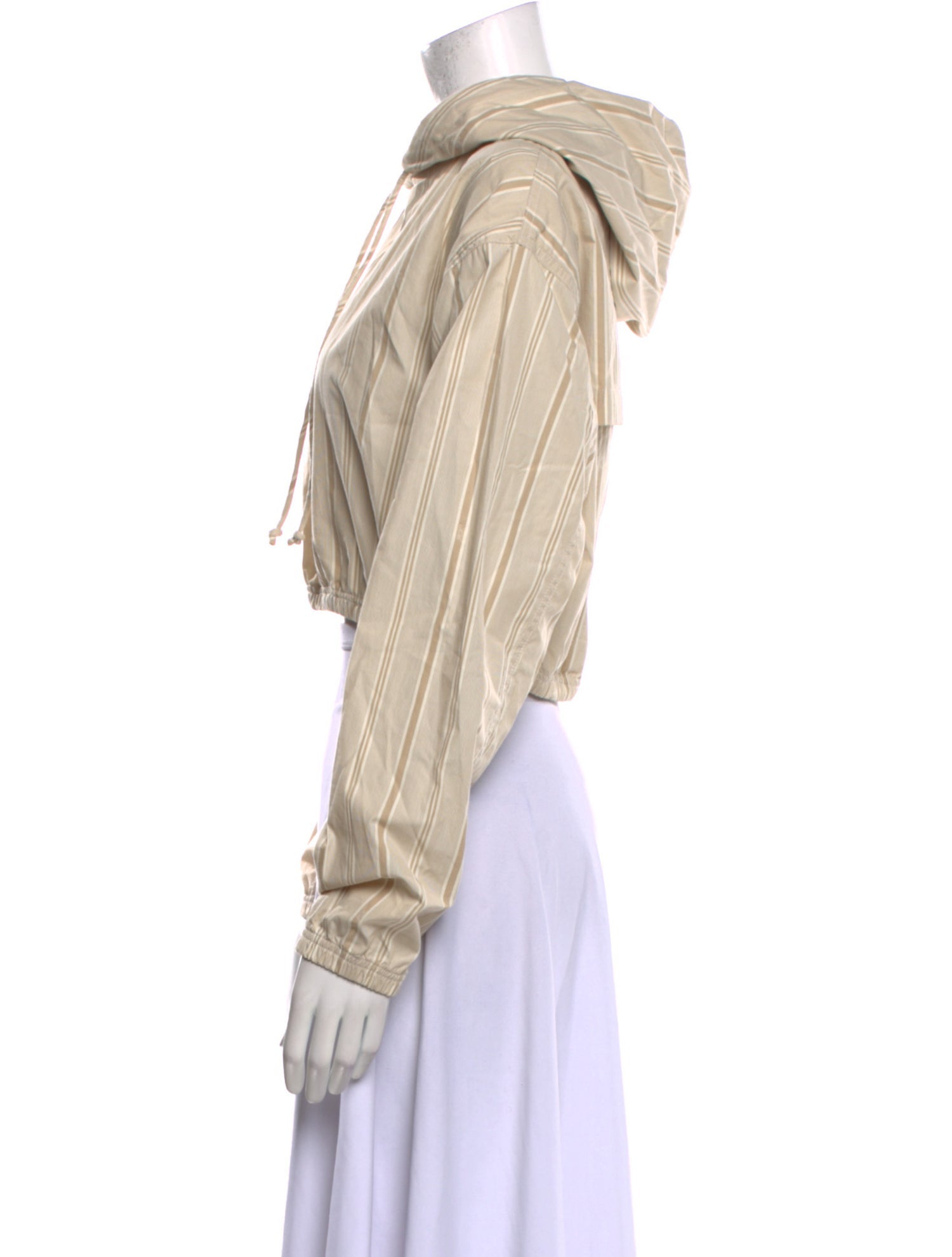 KITH Cowl Neck Long Sleeve Crop Top