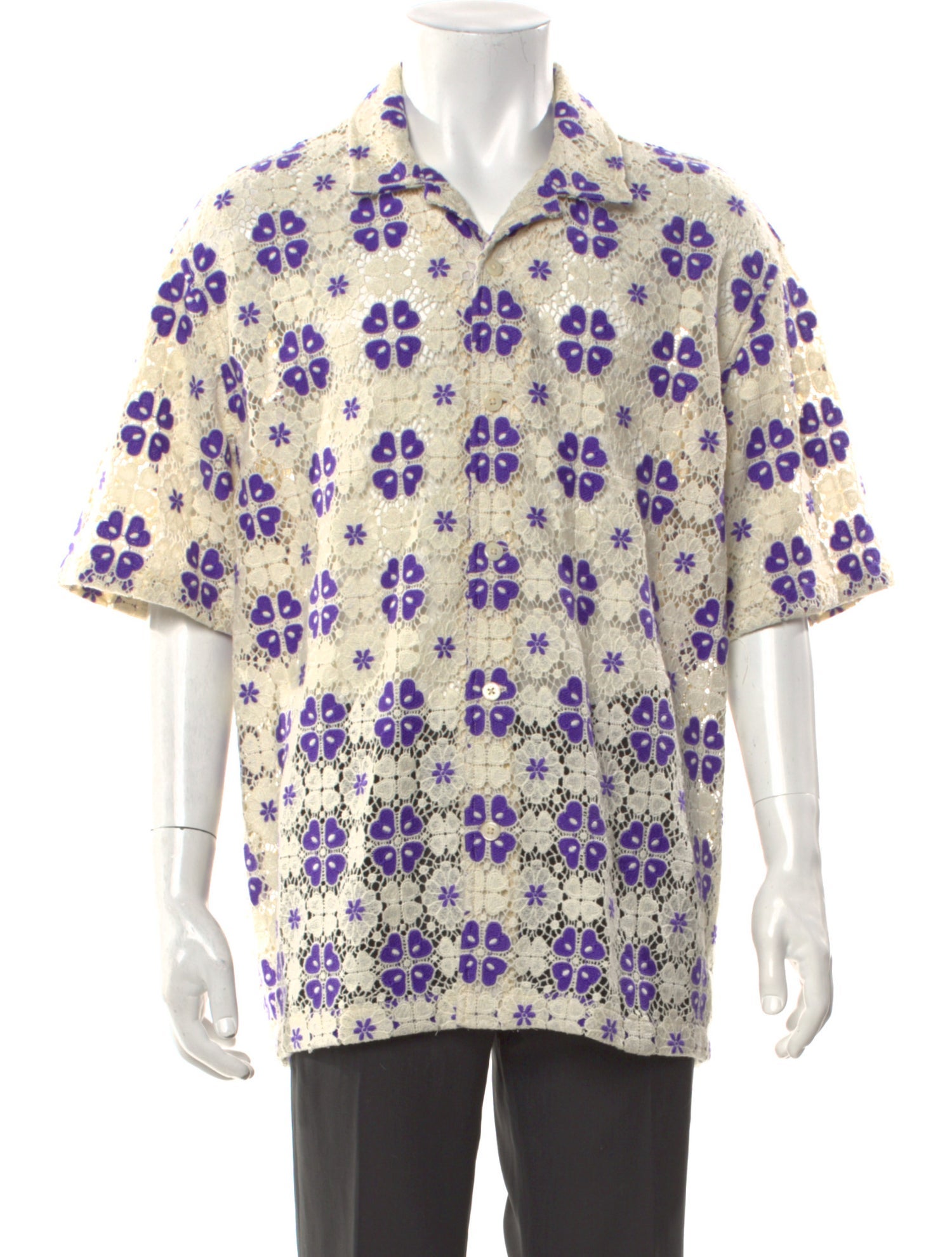 KITH Lace Pattern Short Sleeve Shirt