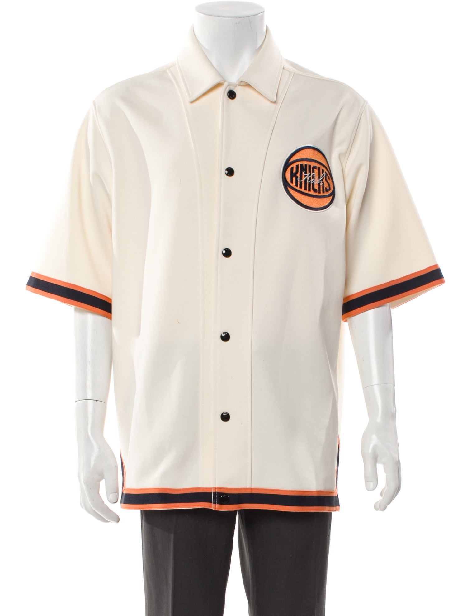 KITH Graphic Print Three-Quarter Sleeve Shirt