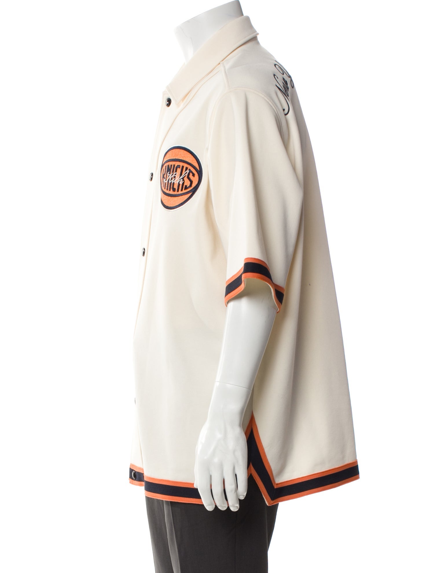 KITH Graphic Print Three-Quarter Sleeve Shirt