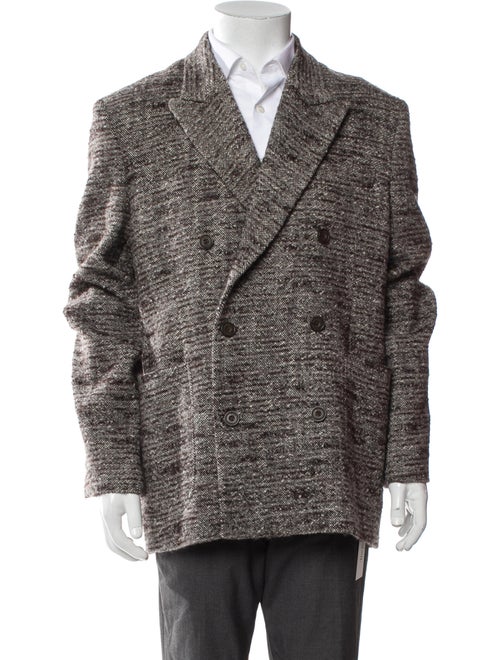 KITH Houndstooth Print Peacoat