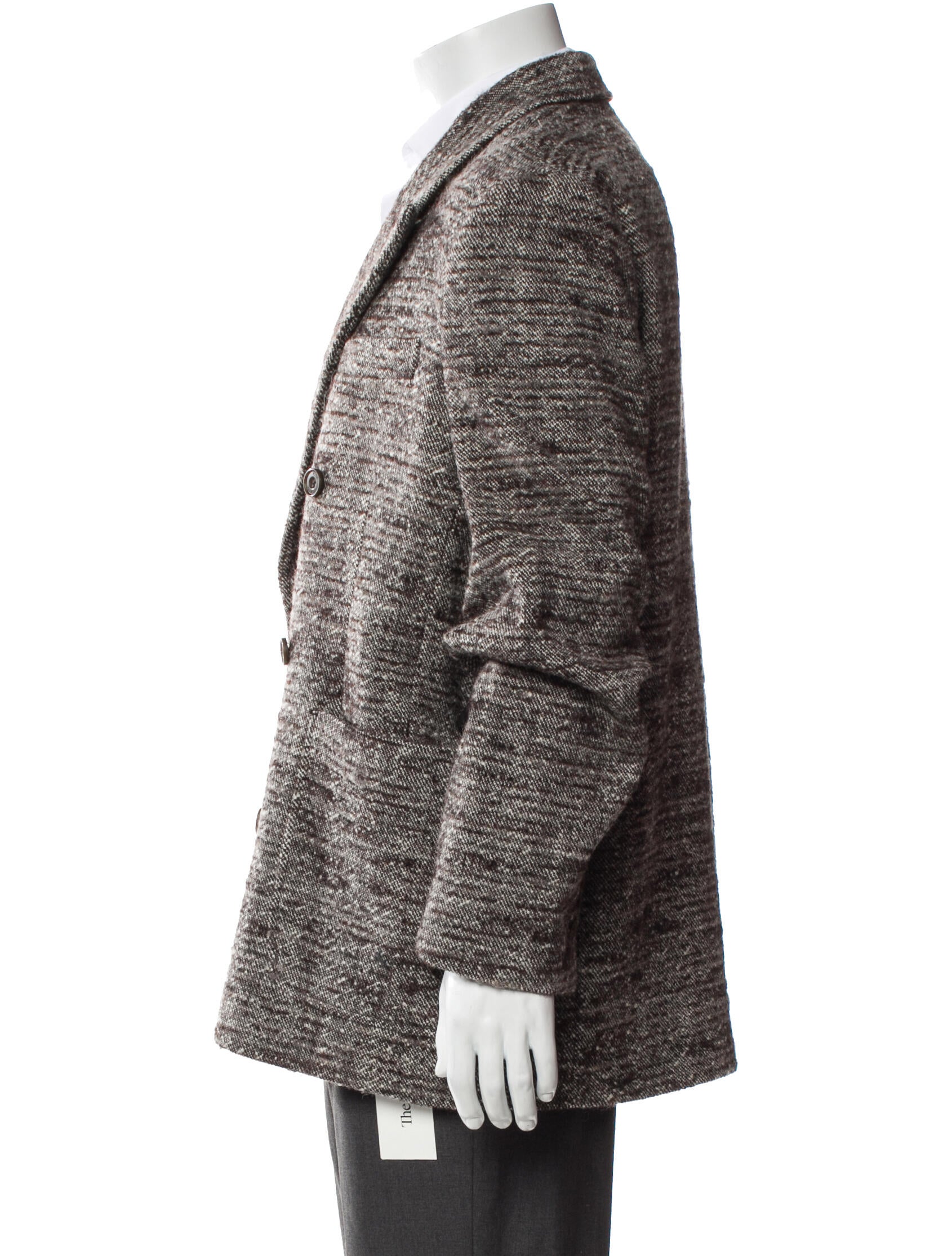 KITH Houndstooth Print Peacoat