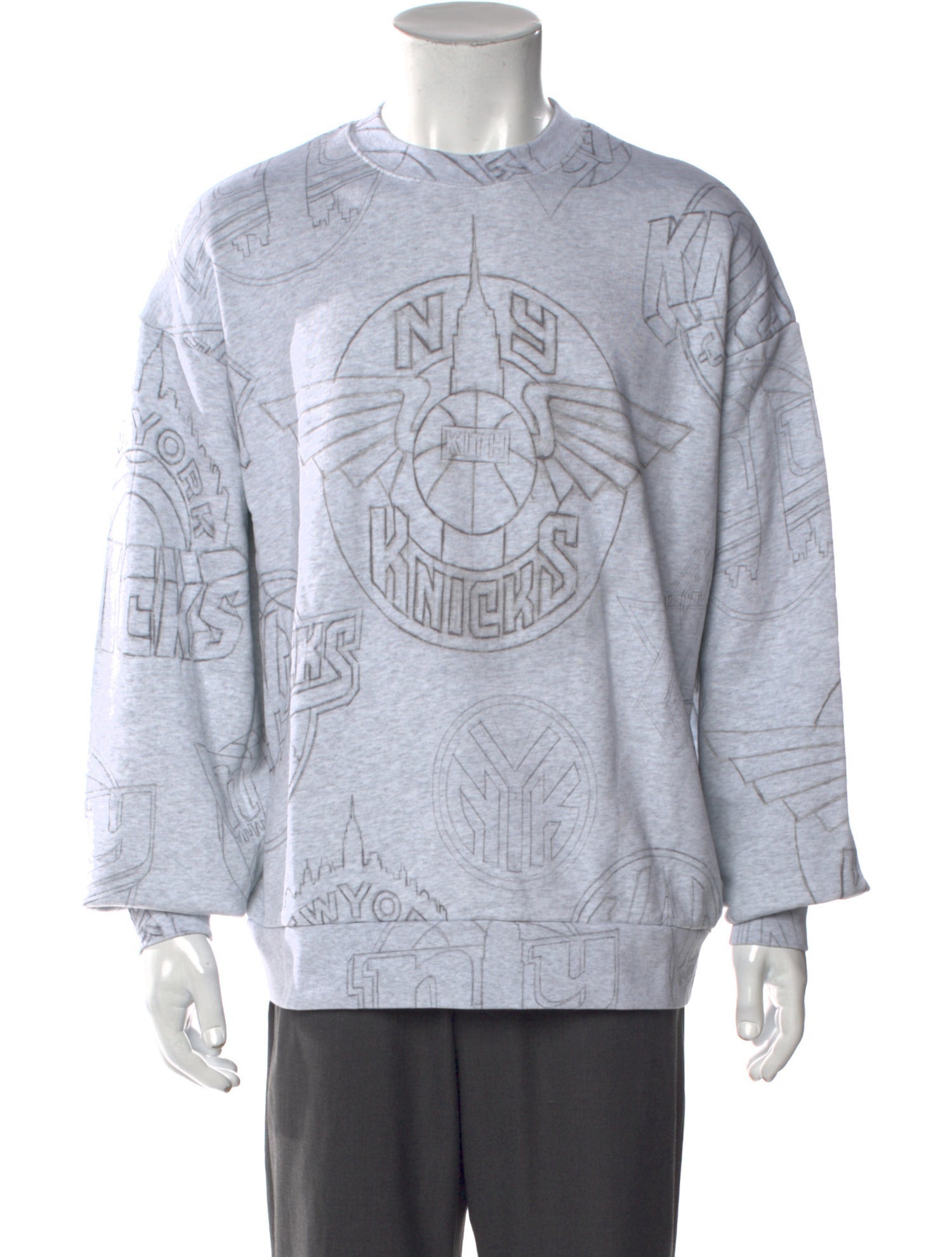 KITH Printed Crew Neck Sweatshirt