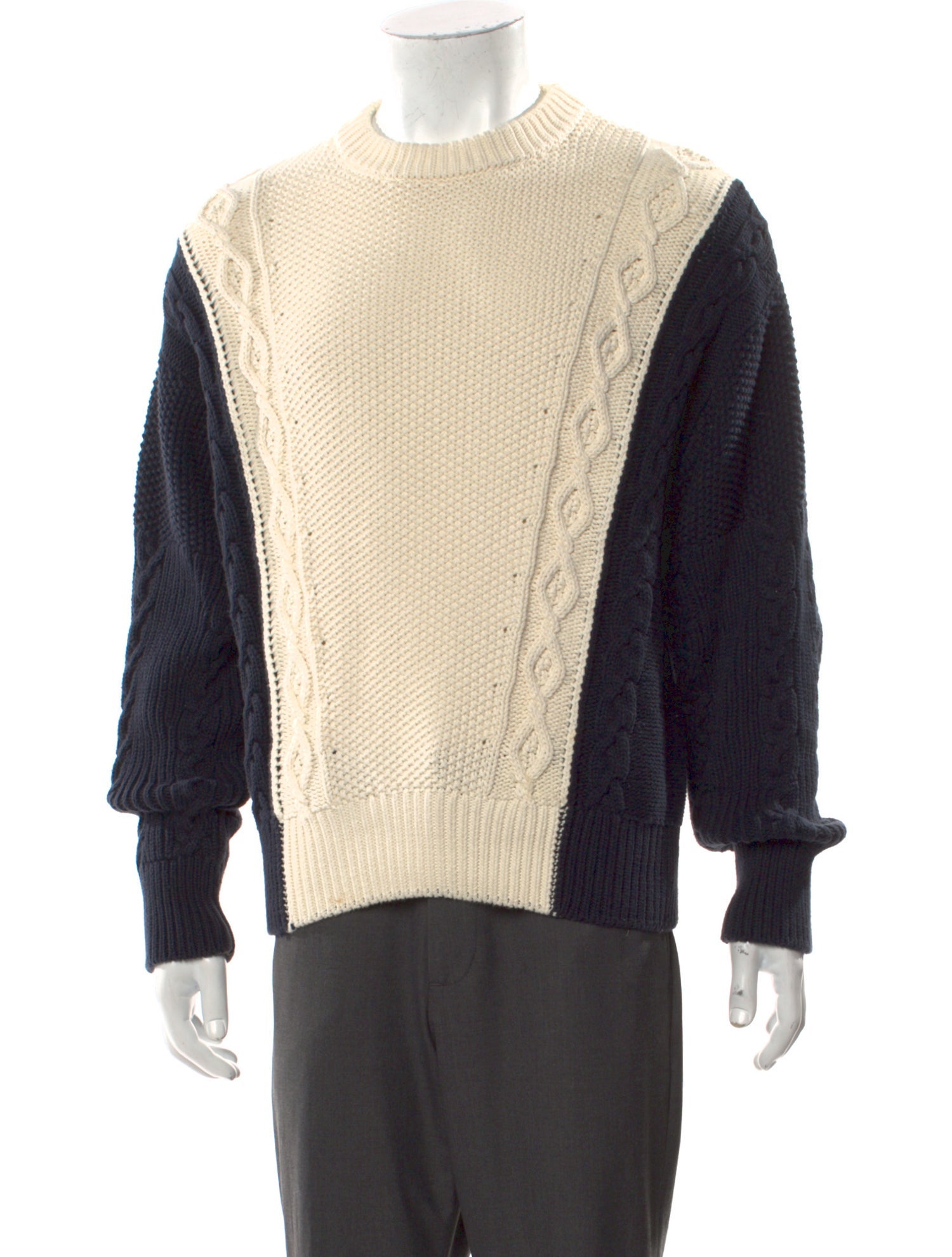 KITH Colorblock Pattern Crew Neck Pullover