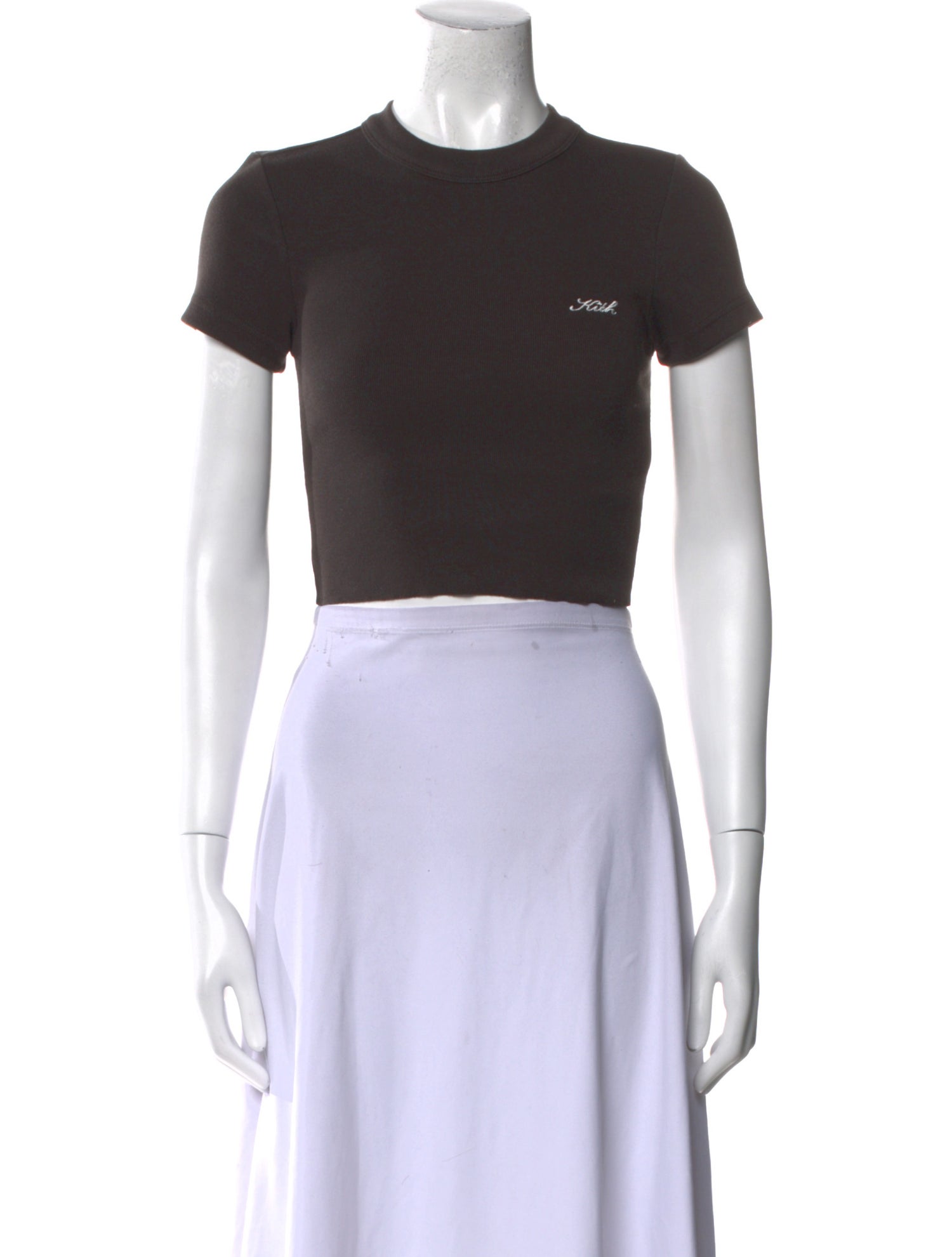 KITH Crew Neck Short Sleeve Crop Top