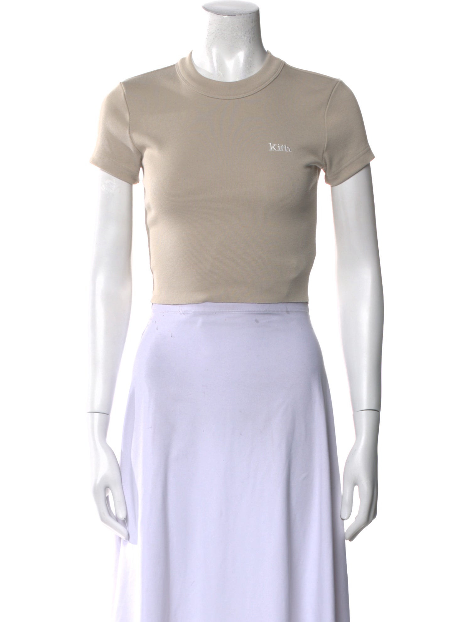 KITH Crew Neck Short Sleeve Crop Top