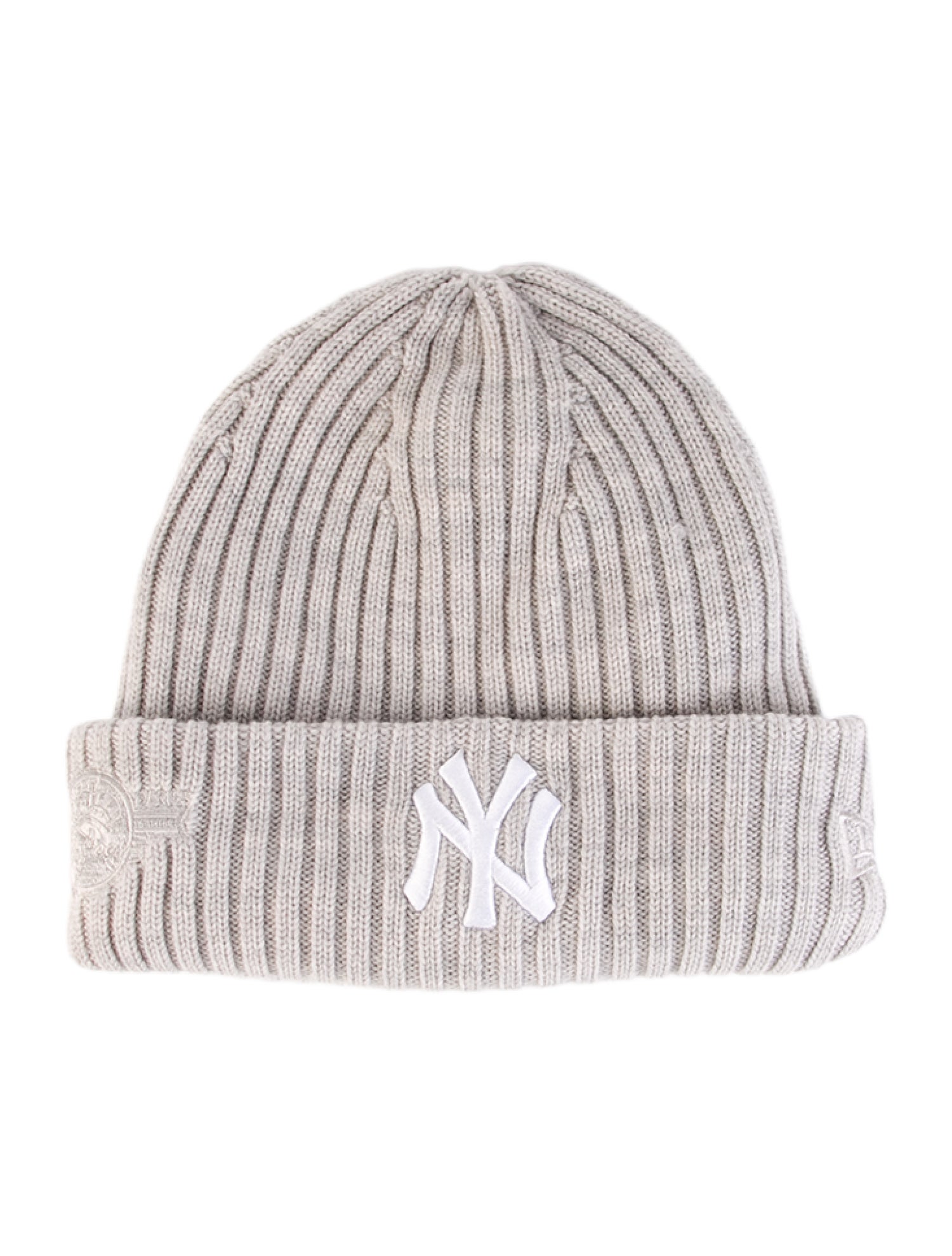 KITH Grey Knitted Ribbed Beanie