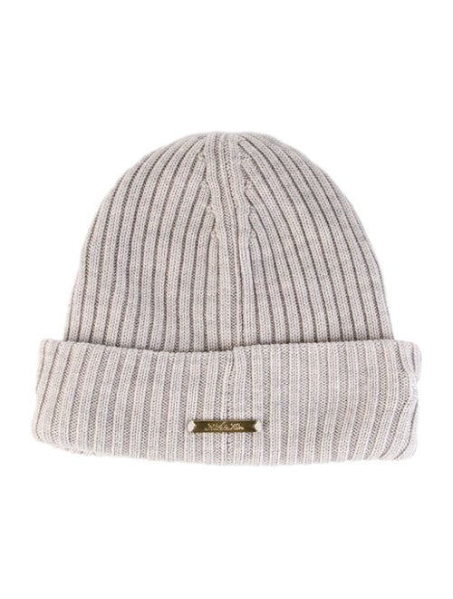 KITH Grey Knitted Ribbed Beanie