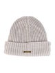 KITH Grey Knitted Ribbed Beanie