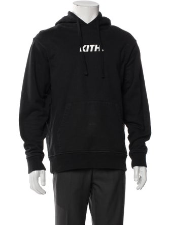 KITH Graphic Print V-Neck Hoodie