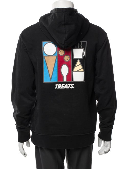 KITH Graphic Print V-Neck Hoodie