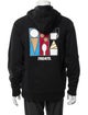 KITH Graphic Print V-Neck Hoodie