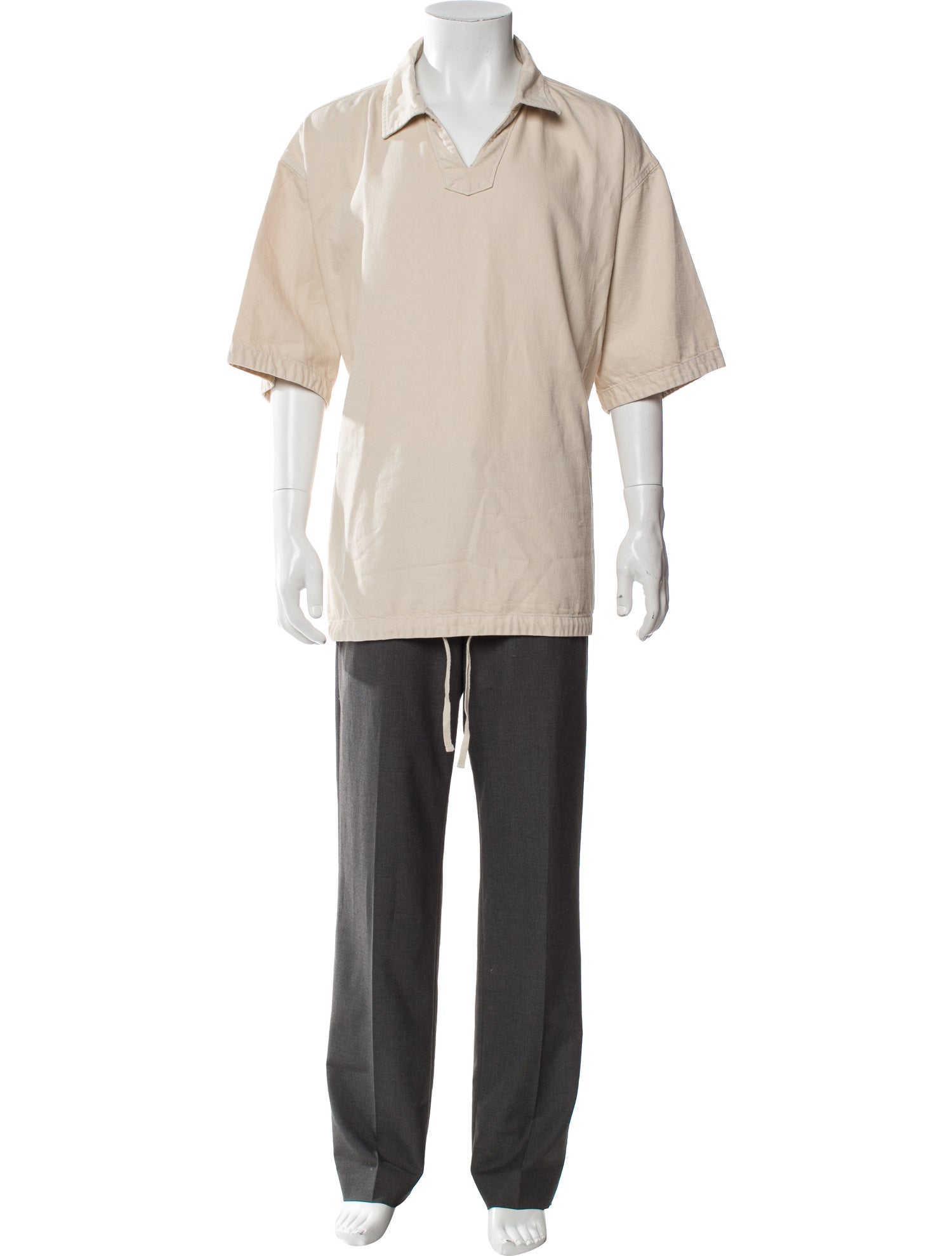 KITH V-Neck Short Sleeve Polo Shirt