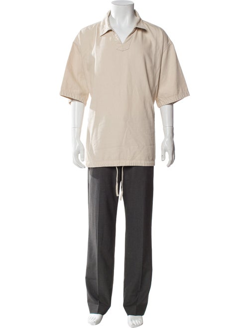 KITH V-Neck Short Sleeve Polo Shirt