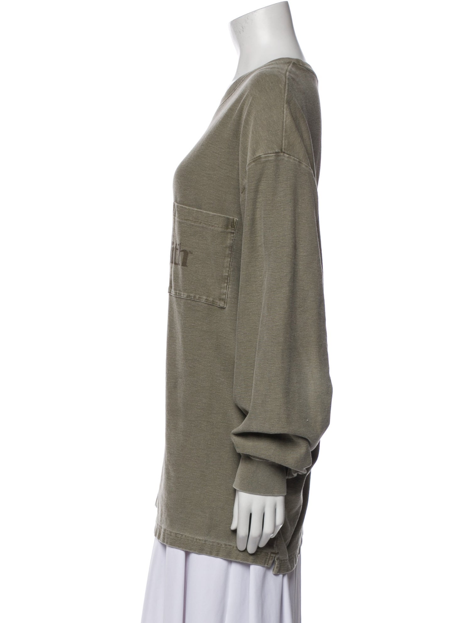 KITH Scoop Neck Long Sleeve Sweatshirt