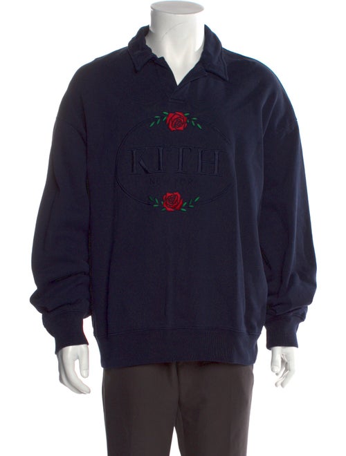KITH Graphic Print Collar Sweatshirt