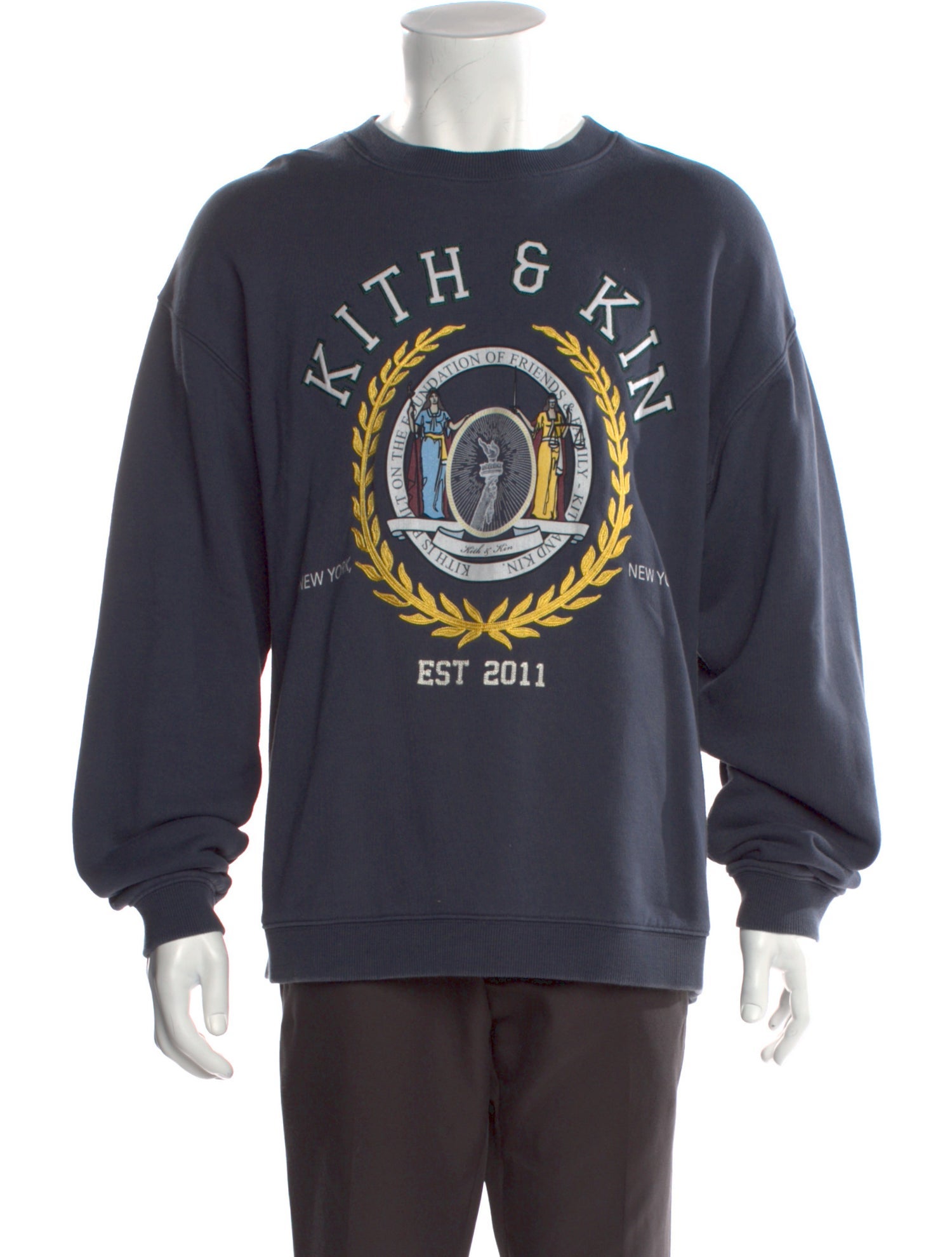 KITH Graphic Print Crew Neck Sweatshirt