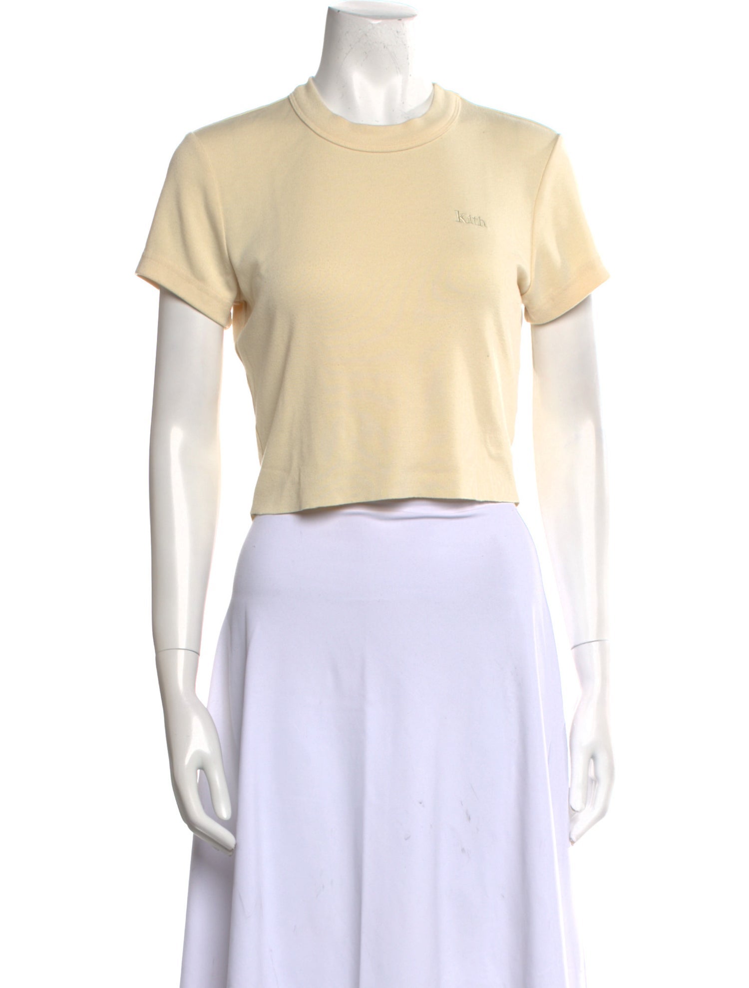 KITH Crew Neck Short Sleeve Crop Top