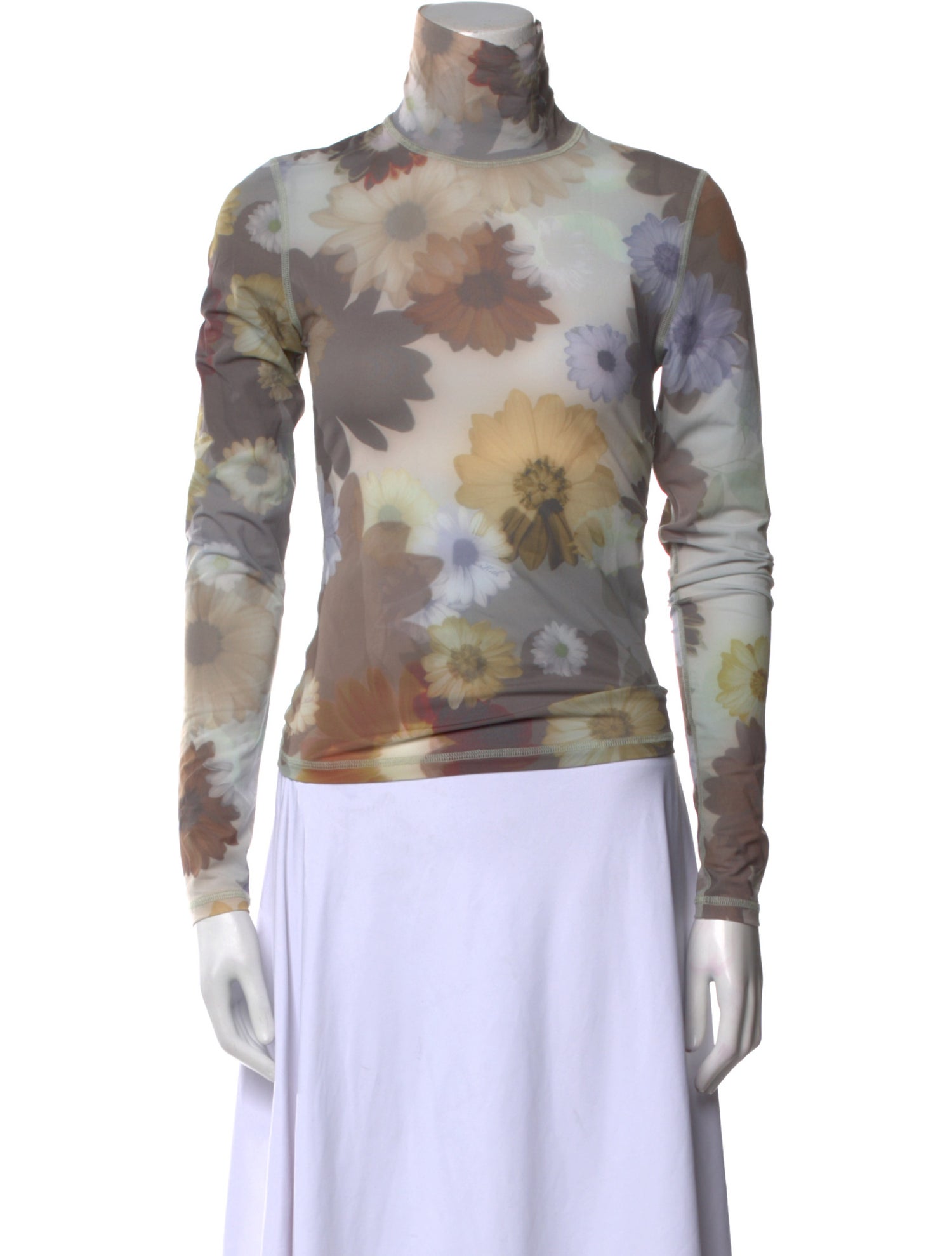 KITH Tie-Dye Print Turtleneck Sweatshirt