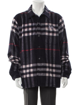 KITH Plaid Print Trucker Jacket