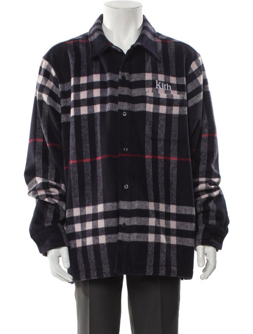 KITH Plaid Print Trucker Jacket