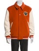 KITH Virgin Wool Colorblock Pattern Varsity Jacket